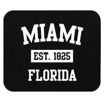 Discover Miami Florida Established 1825 Mouse Pads