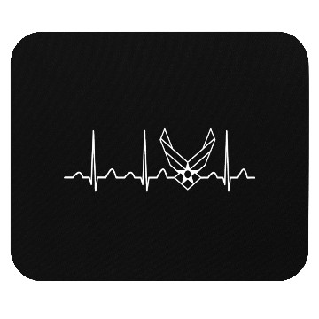 Discover Air Force Heartbeat Mouse Pads