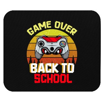Discover Game Over Back to School Mouse Pads