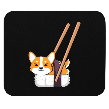 Discover Kawaii Sushi Corgi Roll Lover Mouse Pads