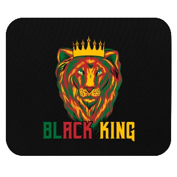 Discover African American Lion Mouse Pads