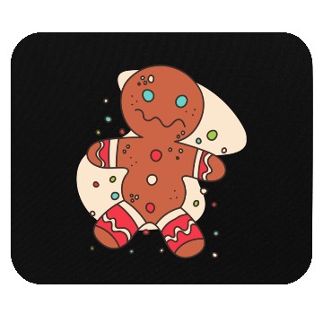 Discover gingerbread man Mouse Pads