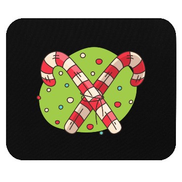 Discover candy canes Mouse Pads