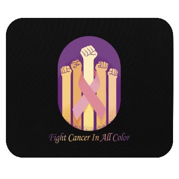 Discover Cancer Sucks In Every Color Fighter Fight Support Mouse Pads