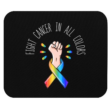 Discover Cancer Sucks In Every Color Fighter Fight Support Mouse Pads