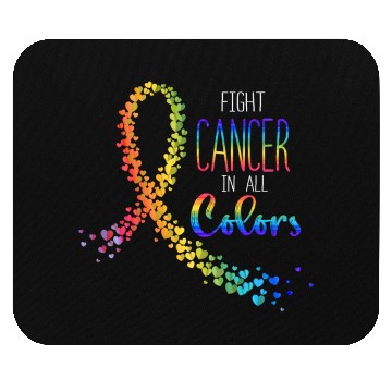 Discover Cancer Sucks In Every Color Fighter Fight Support Mouse Pads