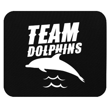 Discover Team Dolphins Cute Dolphin Girls Lover Mouse Pads
