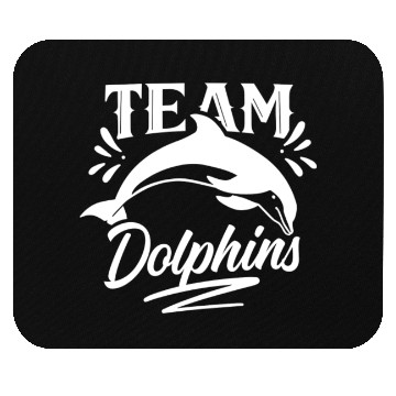 Discover Team Dolphins Dolphin Lover Girls Cute Mouse Pads