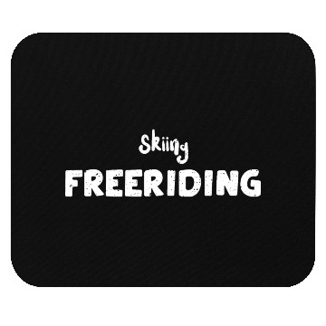 Discover Skiing Freeriding - Skiing Mouse Pads