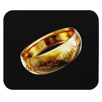 Discover Mystical Gold Ring Mouse Pads