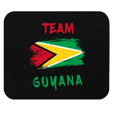 Discover Team Guyana flags design Mouse Pads