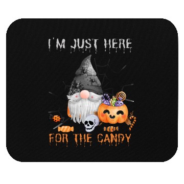 Discover Halloween Gnome - I'm Just Here for the Candy Mouse Pads