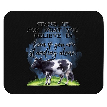 Discover Farmer Mouse Pads, Always stand up for what you believe
