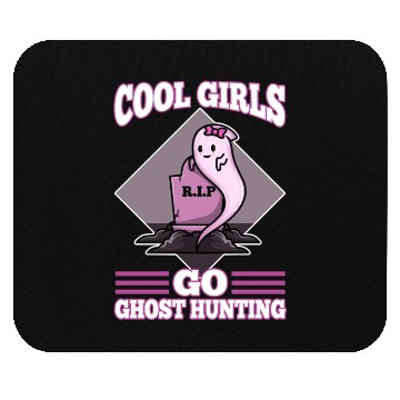 Discover Cool girls go ghost hunting Mouse Pads
