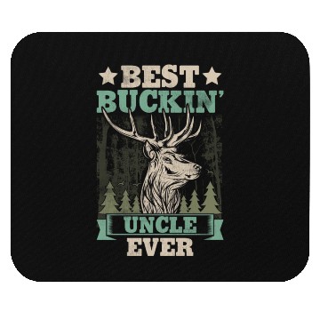 Discover Best Buckin' Uncle Ever Funny Hunting Lover Mouse Pads