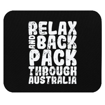 Discover Relax and Backpack through Sydney Australia Mouse Pads
