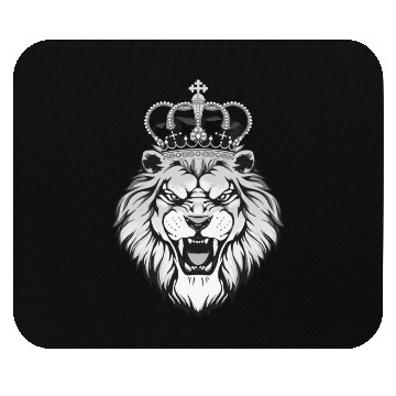 Discover Lion With Crown Tattoo Mouse Pads