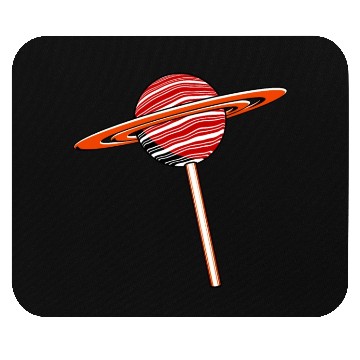 Discover Saturn Planet Lollipop Mouse Pads