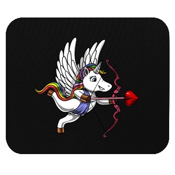 Discover Unicorn Cupid Mouse Pads