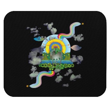 Discover Unicorn Alien Rainbows Mouse Pads