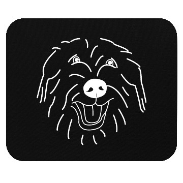 Discover Irish Wolfhound White Mouse Pads