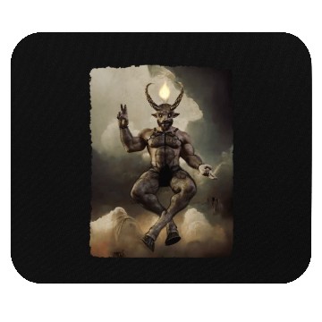 Discover Daddy Baphomet dark PG Mouse Pads