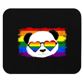 Discover Rainbow Panda Bear LGBT Gay Pride Mouse Pads