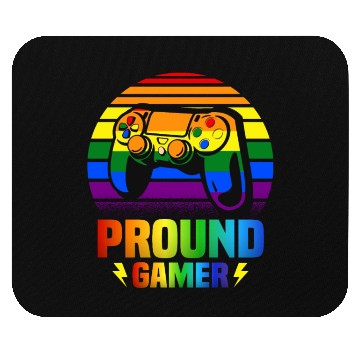 Discover Pround Gamer Gay Pride Rainbow LGBT Mouse Pads