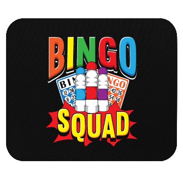 Discover Bingo Squad Mouse Pads