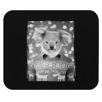 Discover Christmas koala Mouse Pads