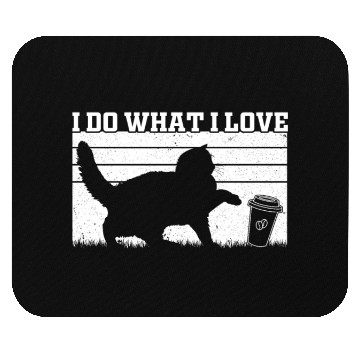 Discover I Do What I Love - Cat Owner Cat Lover Funny Cat Mouse Pads