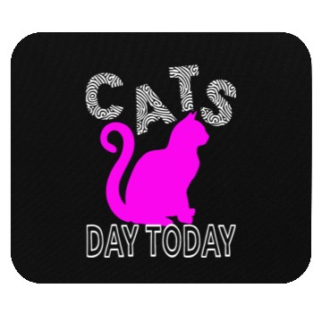 Discover cats day today for cat lovers Mouse Pads