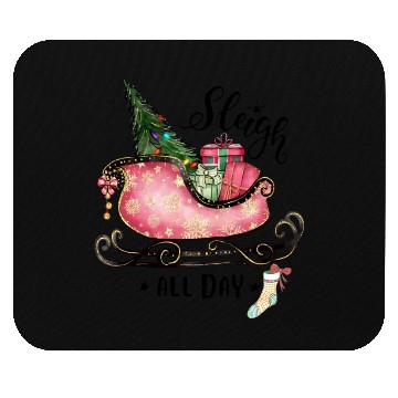 Discover Sleigh All Day Mouse Pads