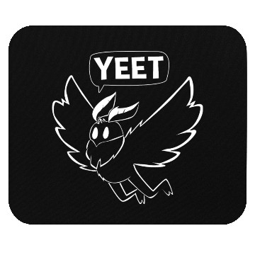 Discover Mothman Yeet Cryptid Lover Funny Mothman Mouse Pads