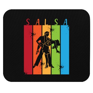 Discover Retro Dance Salsa Dancer Mouse Pads