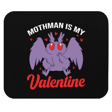 Discover Funny Valentines Day Cryptid Cute Mothman Mouse Pads