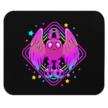 Discover Pastel Goth Skull Aesthetic Gothic Cute Mothman Mouse Pads