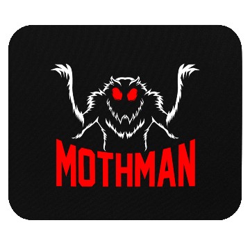 Discover Folklore Monsters Cryptid Goth Mothman Mouse Pads