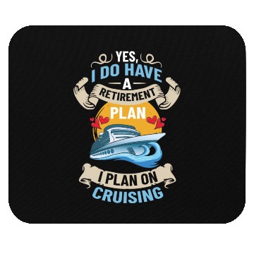 Discover Cruise Ship Vacation Trip Party Sailing Boating Mouse Pads