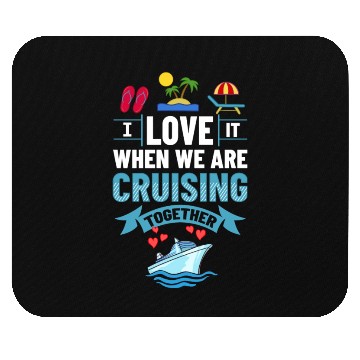 Discover Cruise Ship Vacation Trip Party Sailing Boating Mouse Pads