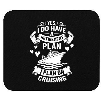 Discover Cruise Ship Vacation Trip Party Sailing Boating Mouse Pads