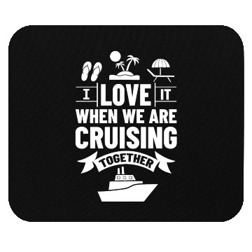 Discover Cruise Ship Vacation Trip Party Sailing Boating Mouse Pads