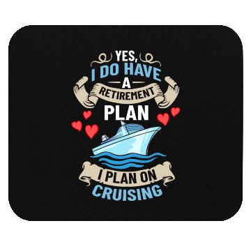 Discover Cruise Ship Vacation Trip Party Sailing Boating Mouse Pads