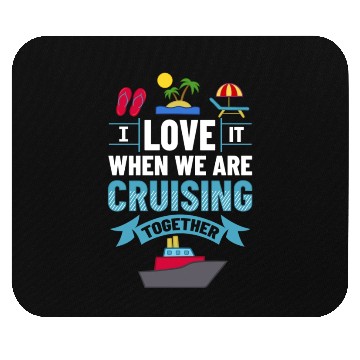 Discover Cruise Ship Vacation Trip Party Sailing Boating Mouse Pads