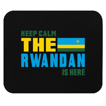 Discover Keep calm Rwanda flag design Mouse Pads