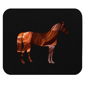 Discover Rocky Horse - Grand Canyon rocks Mouse Pads