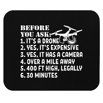 Discover It's A Drone Mouse Pads