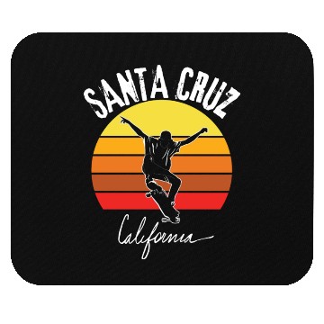 Discover Old School Skater Santa Cruz California Mouse Pads