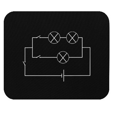 Discover Physics Electrical Circuit Science Teacher Nerd Mouse Pads