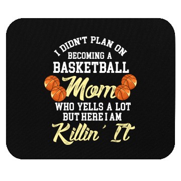 Discover Basketball Mom Mouse Pads